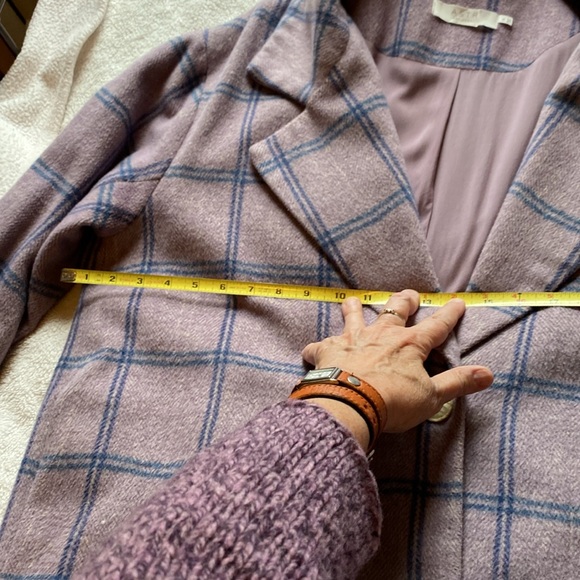 ASTR spring! Two button window pane plaid coat - Picture 9 of 11